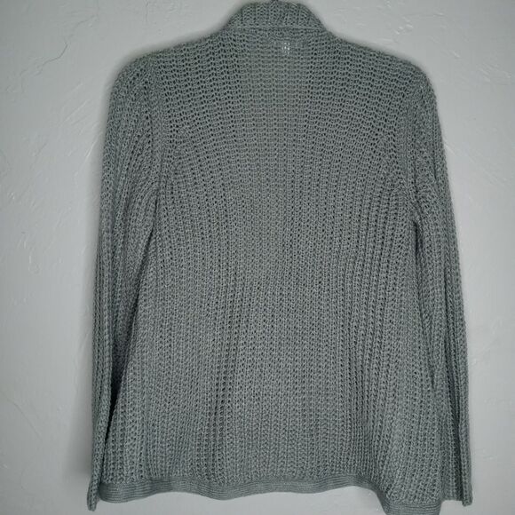 BB Dakota Gray Waterfall Knit Cardigan - Picture 5 of 5